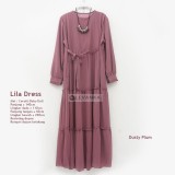 GAi-034 Lila Dress - Gamis Polos Ceruti Babydoll